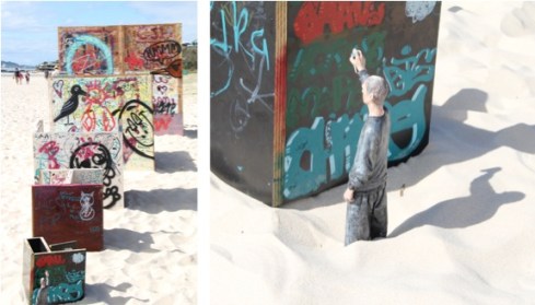 #thewall by Leonie Rhodes - we've been making wall art since the days of cavemen. It's a valid, expressive and communicative form of art (and I love it!)