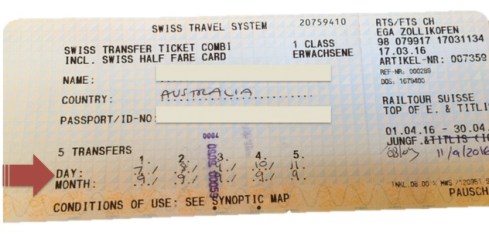 Always complete your Eurail pass