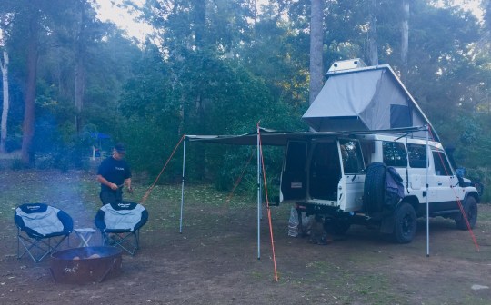 Troop carrier camper